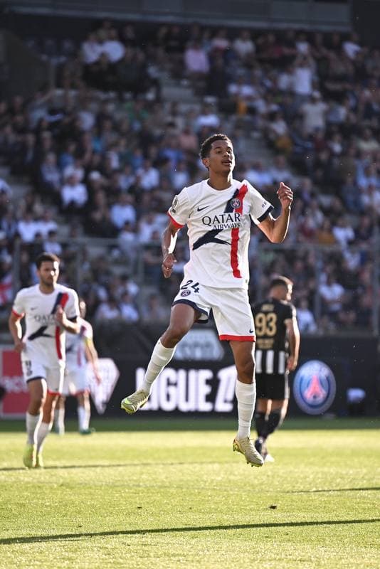Football. Ligue 1. Angers SCO - Paris Saint-Germain. 25.04.2026