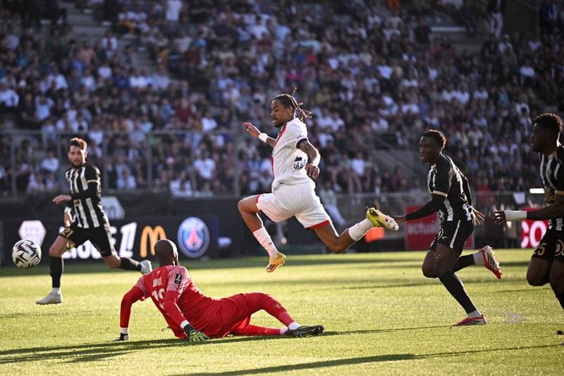 Football. Ligue 1. Angers SCO - Paris Saint-Germain. 25.04.2026