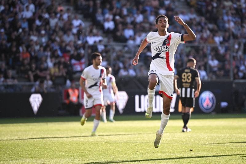 Football. Ligue 1. Angers SCO - Paris Saint-Germain. 25.04.2026