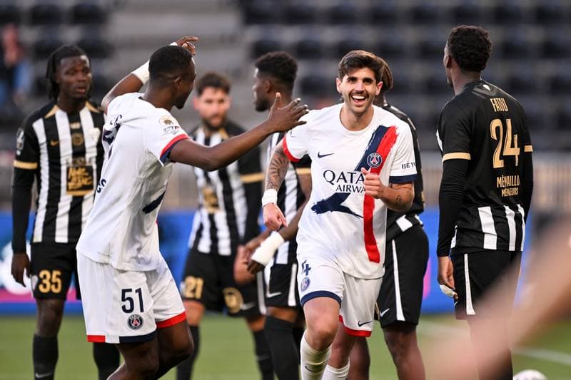 Football. Ligue 1. Angers SCO - Paris Saint-Germain. 25.04.2026