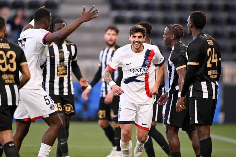 Football. Ligue 1. Angers SCO - Paris Saint-Germain. 25.04.2026