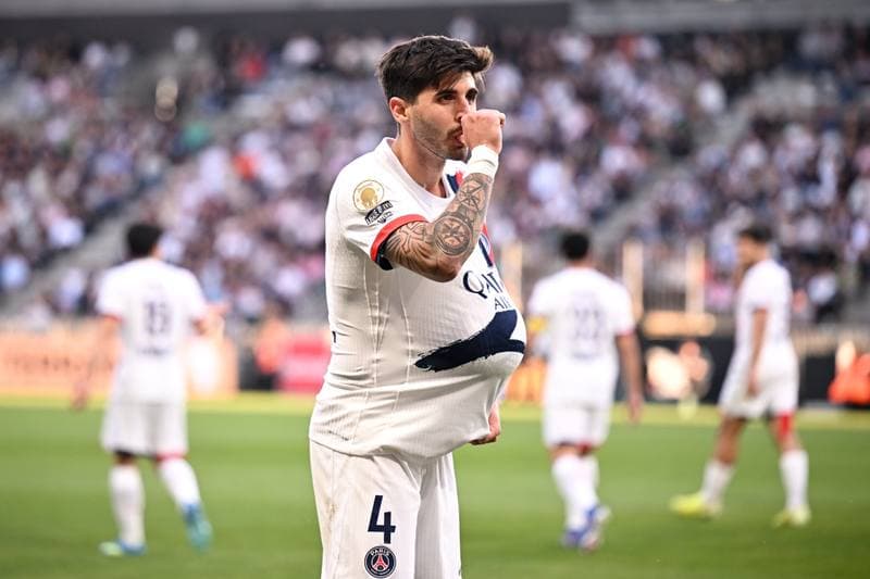 Football. Ligue 1. Angers SCO - Paris Saint-Germain. 25.04.2026