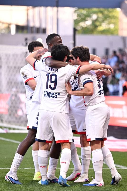 Football. Ligue 1. Angers SCO - Paris Saint-Germain. 25.04.2026