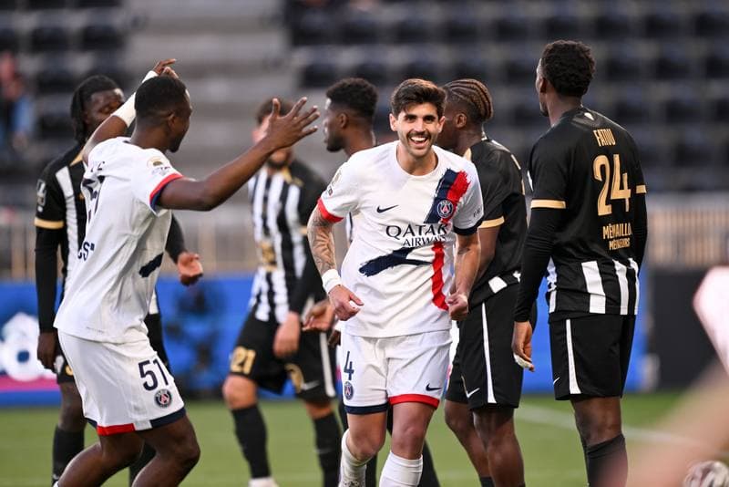 Football. Ligue 1. Angers SCO - Paris Saint-Germain. 25.04.2026