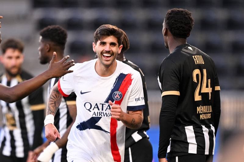 Football. Ligue 1. Angers SCO - Paris Saint-Germain. 25.04.2026