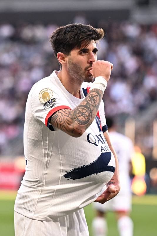 Football. Ligue 1. Angers SCO - Paris Saint-Germain. 25.04.2026