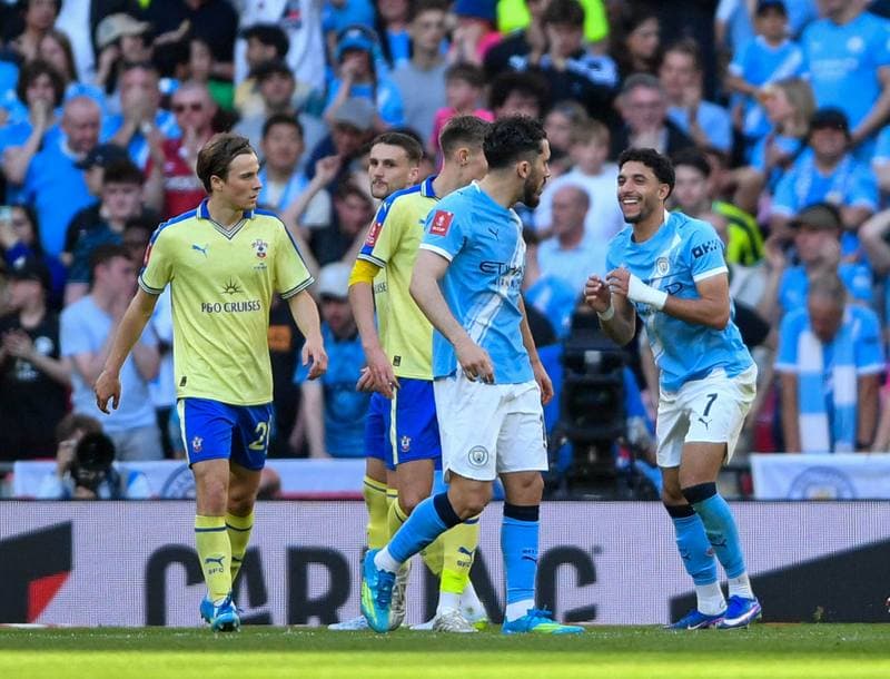 Football. Emirates FA Cup. Manchester City - Southampton. 25.04.2026