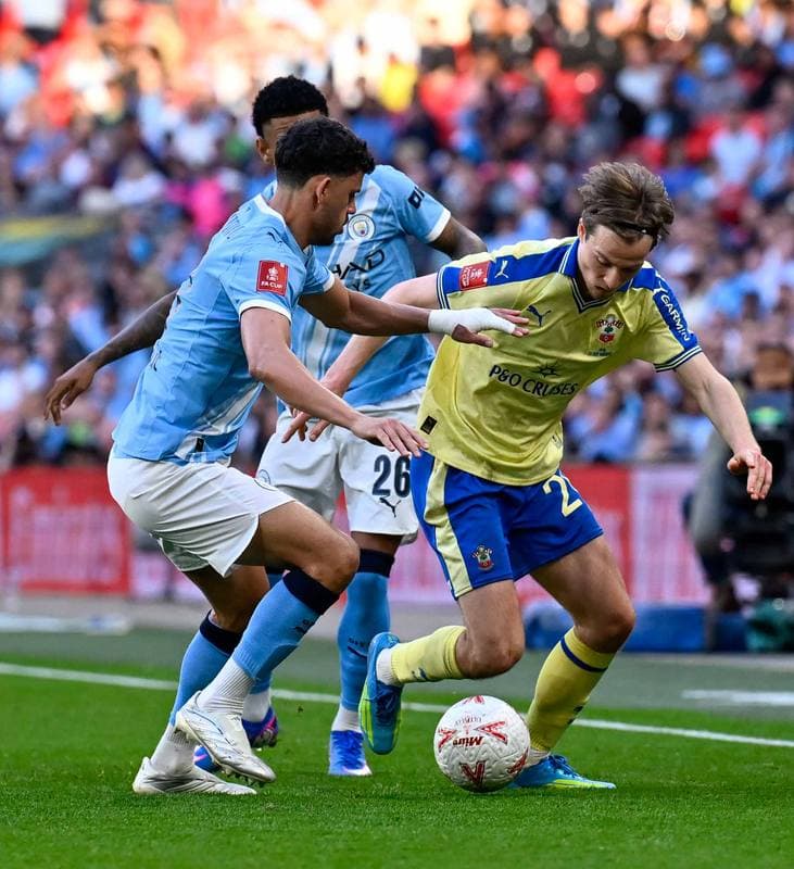 Football. Emirates FA Cup. Manchester City - Southampton. 25.04.2026