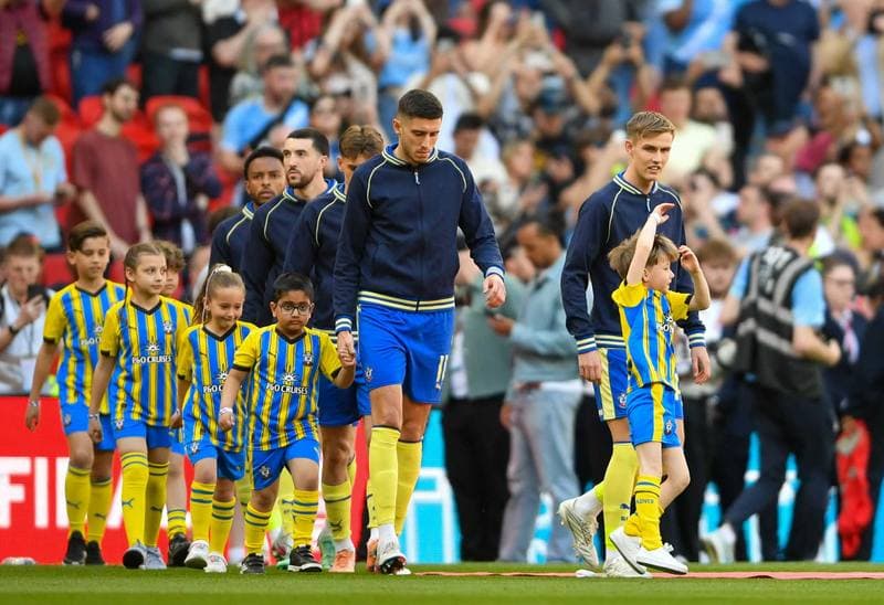 Football. Emirates FA Cup. Manchester City - Southampton. 25.04.2026