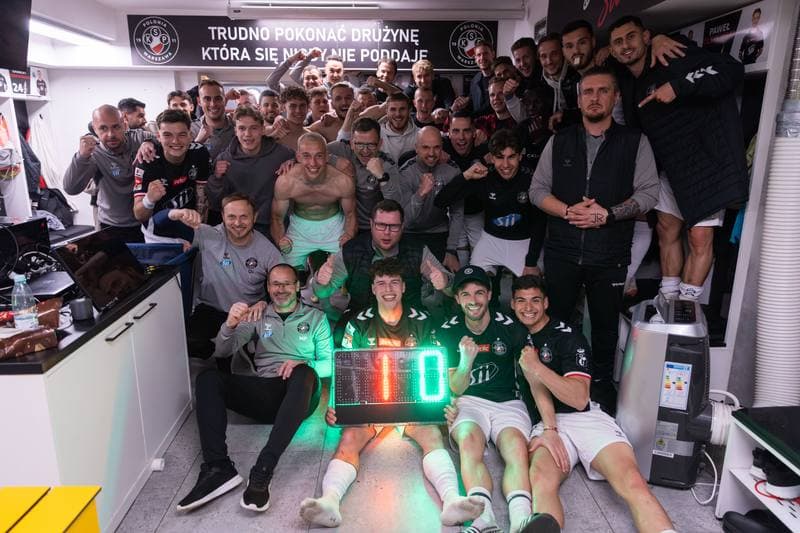 Football. Betclic 1 Liga. Polonia Warszawa - Chrobry Glogow. 25.04.2026