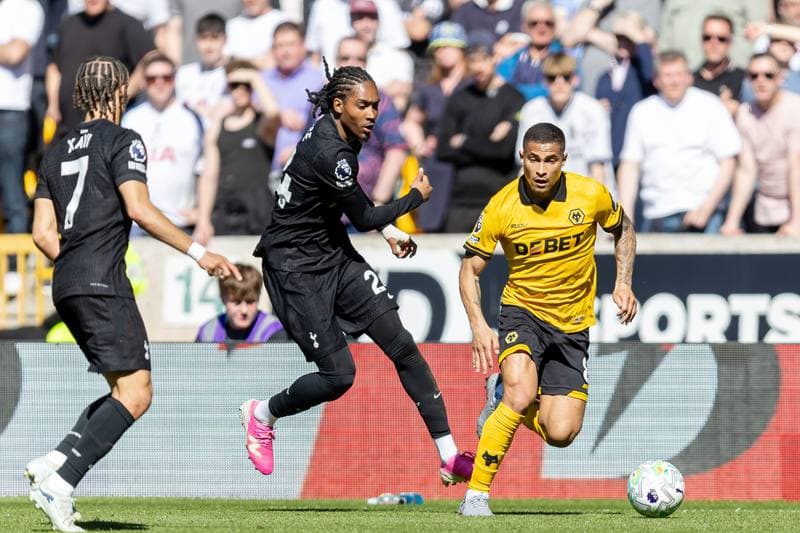 Football. Premier League. Wolverhampton Wanderers - Tottenham Hotspur. 25.04.2026