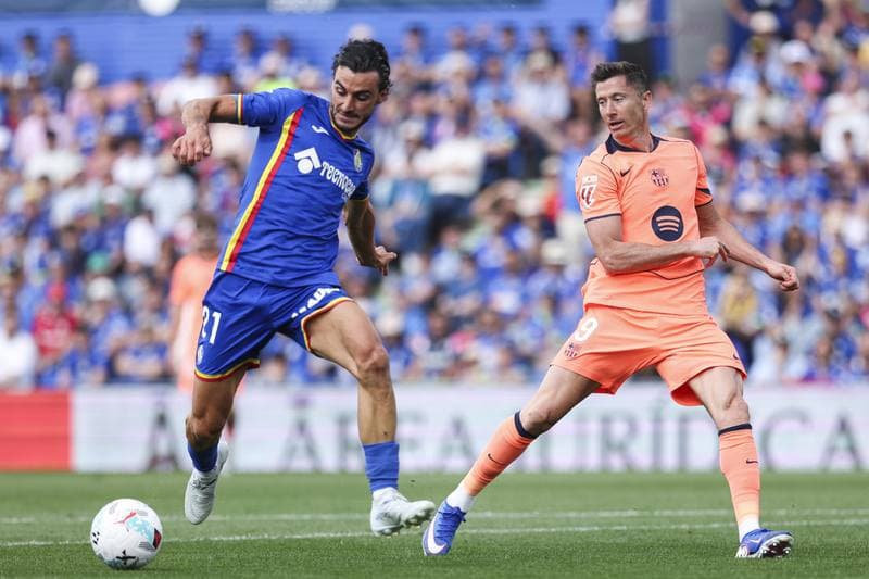 Football. La Liga. Getafe - Barcelona. 25.04.2026