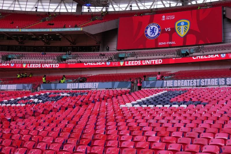 Football. Emirates FA Cup. Chelsea - Leeds United. 26.04.2026