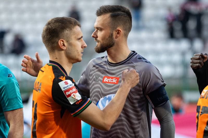 Football. Betclic 1 Liga. Polonia Warszawa - Chrobry Glogow. 25.04.2026