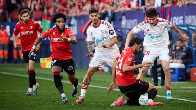 Football. La Liga. CA Osasuna - Sevilla FC. 26.04.2026