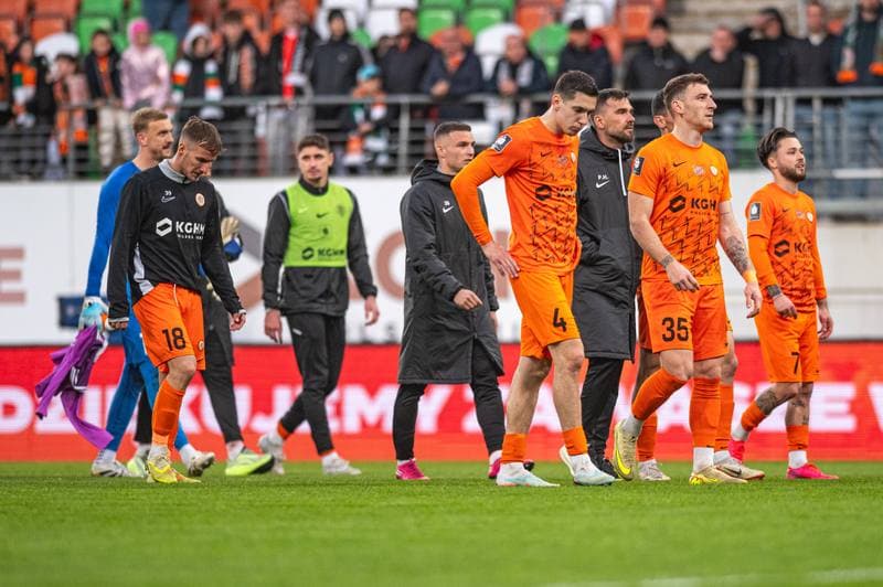 Football. PKO BP Ekstraklasa. Zaglebie Lubin - Bruk-Bet Termalica Nieciecza. 24.04.2026