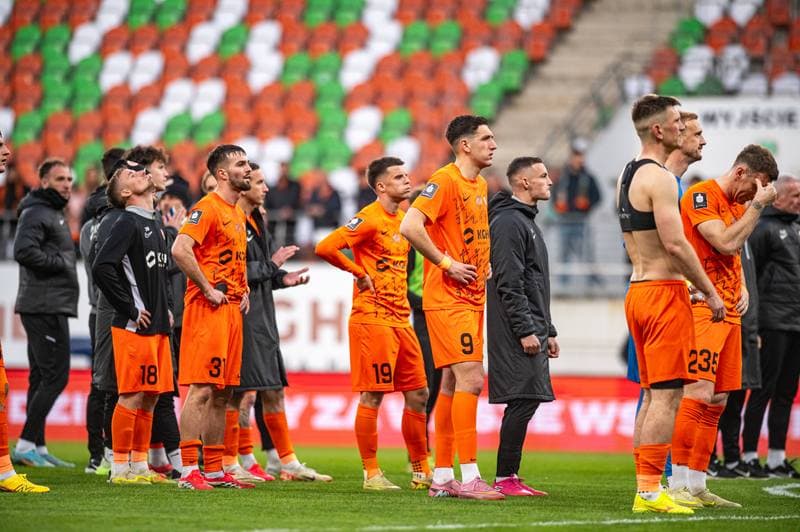Football. PKO BP Ekstraklasa. Zaglebie Lubin - Bruk-Bet Termalica Nieciecza. 24.04.2026