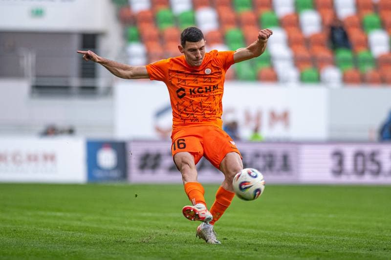 Football. PKO BP Ekstraklasa. Zaglebie Lubin - Bruk-Bet Termalica Nieciecza. 24.04.2026