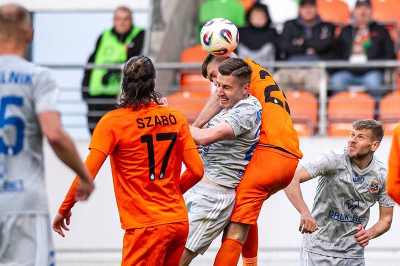 Football. PKO BP Ekstraklasa. Zaglebie Lubin - Bruk-Bet Termalica Nieciecza. 24.04.2026