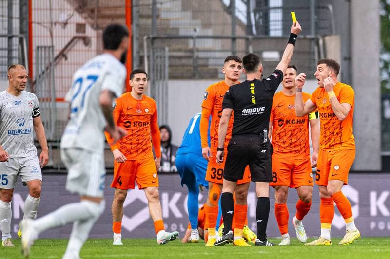 Football. PKO BP Ekstraklasa. Zaglebie Lubin - Bruk-Bet Termalica Nieciecza. 24.04.2026