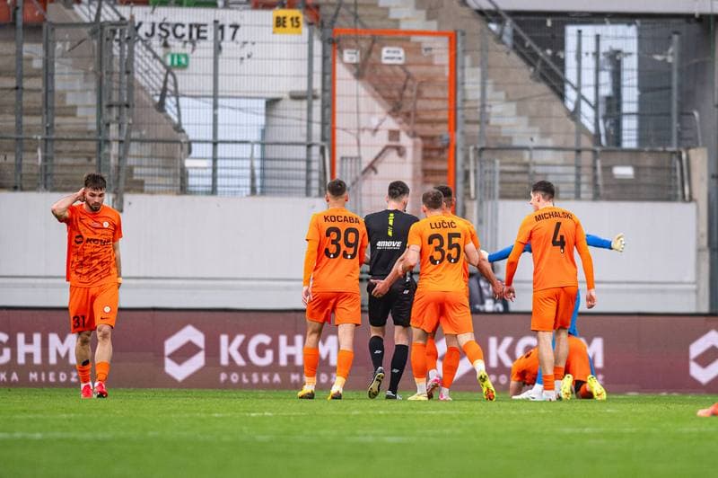 Football. PKO BP Ekstraklasa. Zaglebie Lubin - Bruk-Bet Termalica Nieciecza. 24.04.2026