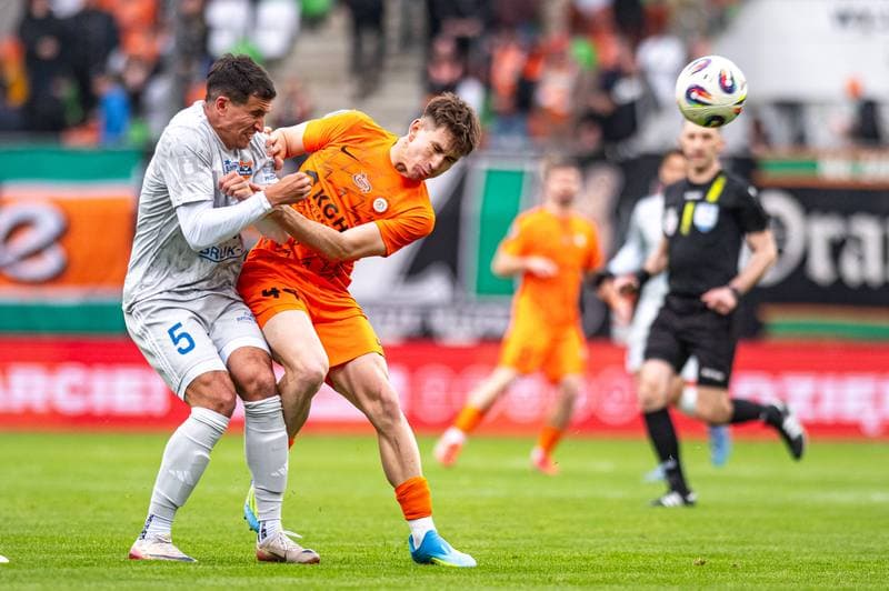 Football. PKO BP Ekstraklasa. Zaglebie Lubin - Bruk-Bet Termalica Nieciecza. 24.04.2026