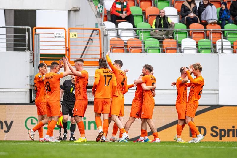 Football. PKO BP Ekstraklasa. Zaglebie Lubin - Bruk-Bet Termalica Nieciecza. 24.04.2026