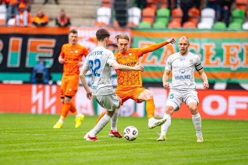 Football. PKO BP Ekstraklasa. Zaglebie Lubin - Bruk-Bet Termalica Nieciecza. 24.04.2026