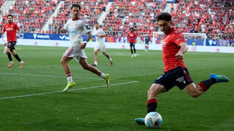 Football. La Liga. CA Osasuna - Sevilla FC. 26.04.2026