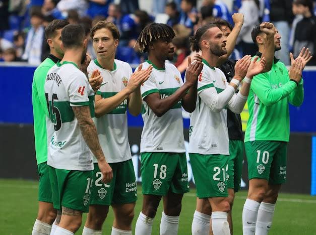 Football. La Liga. Real Oviedo - Elche. 26.04.2026