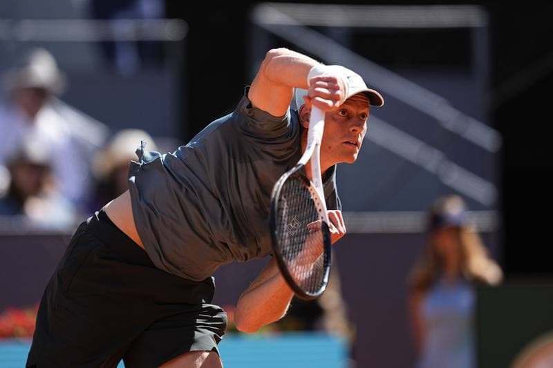 Tennis. Mutua Madrid Open. Jannik Sinner - Elmer Moller. 26.04.2026