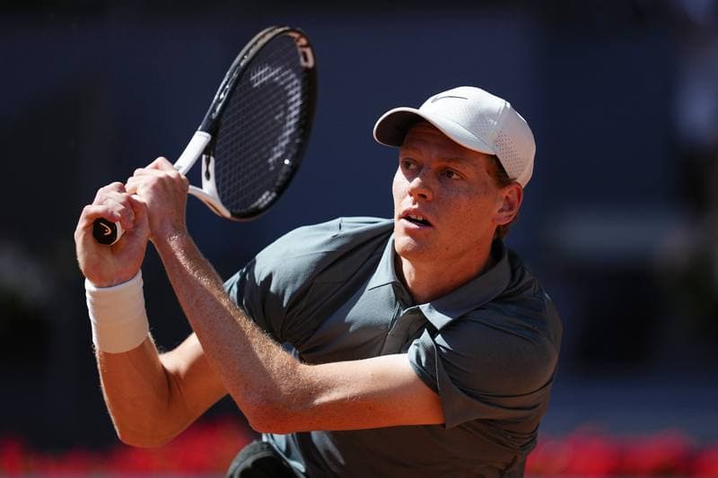 Tennis. Mutua Madrid Open. Jannik Sinner - Elmer Moller. 26.04.2026