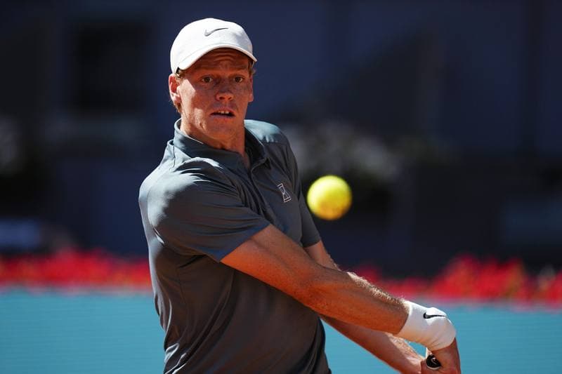 Tennis. Mutua Madrid Open. Jannik Sinner - Elmer Moller. 26.04.2026