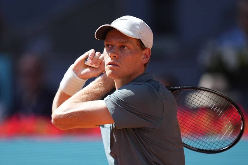 Tennis. Mutua Madrid Open. Jannik Sinner - Elmer Moller. 26.04.2026