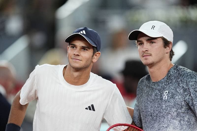 Tennis. Mutua Madrid Open. Theo Arribage - Albano Olivetti. 26.04.2026