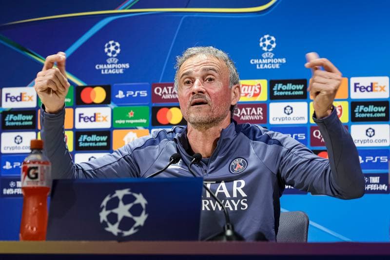 Football. UEFA Champions League. Paris Saint-Germain. Press Conference. 27.04.2026