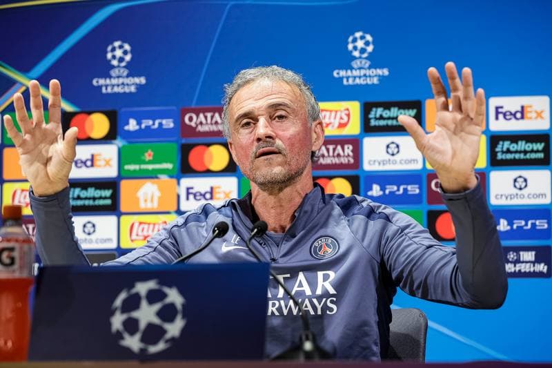 Football. UEFA Champions League. Paris Saint-Germain. Press Conference. 27.04.2026