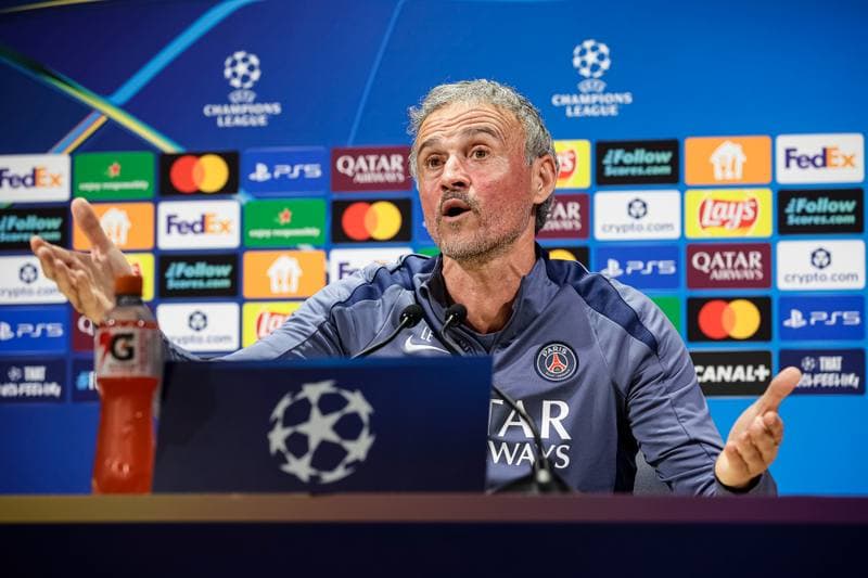 Football. UEFA Champions League. Paris Saint-Germain. Press Conference. 27.04.2026