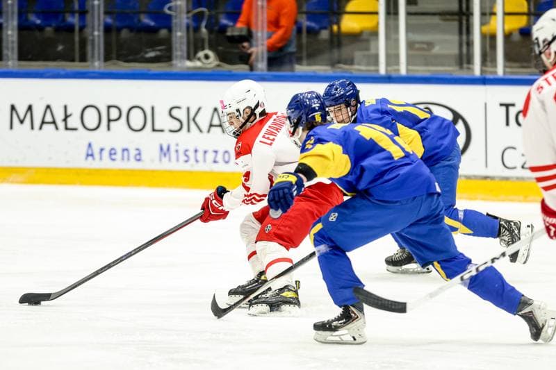 Ice Hockey. IIHF U18 World Championship Division 1A. Poland - Ukraine. 23.04.2026