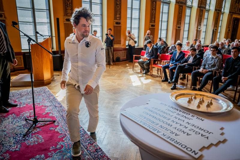 Chess. TePe Sigeman & Co Chess Tournament. Press Meet. 30.04.2026