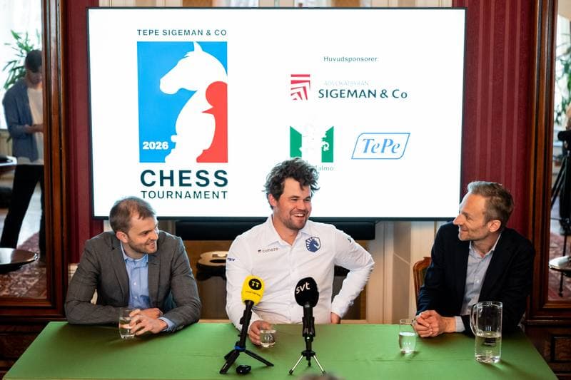 Chess. TePe Sigeman & Co Chess Tournament. Press Meet. 30.04.2026