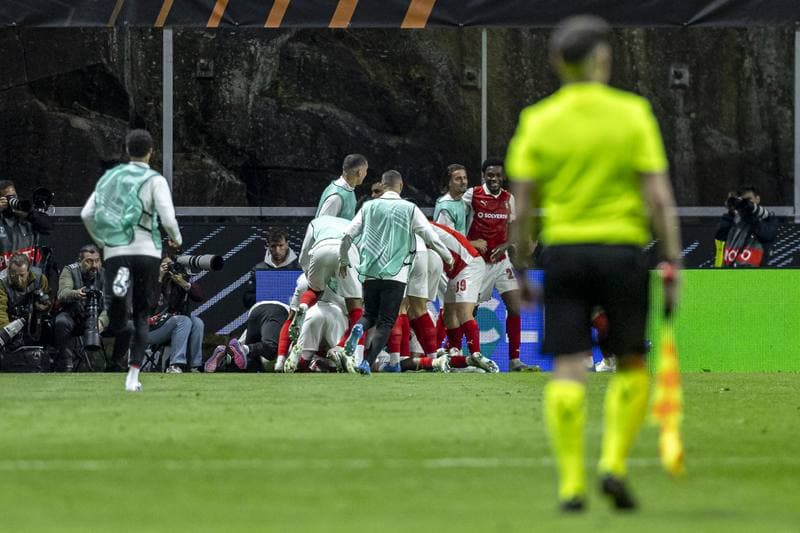Football. UEFA Europa League. SC Braga - SC Freiburg. 30.04.2026
