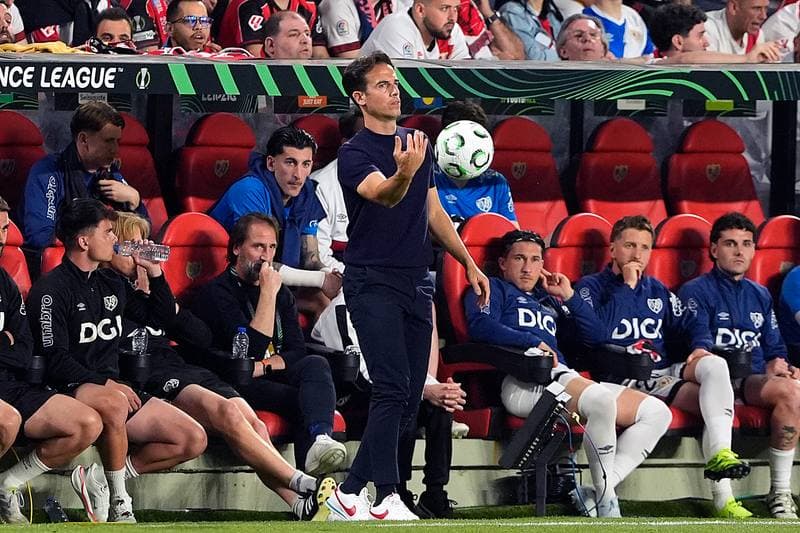 Football. UEFA Conference League. Rayo Vallecano - Strasbourg. 30.04.2026