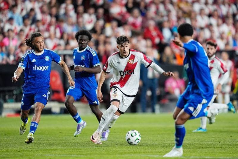 Football. UEFA Conference League. Rayo Vallecano - RC Strasbourg Alsace. 30.04.2026