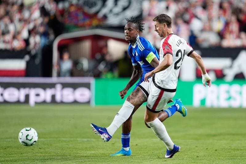 Football. UEFA Conference League. Rayo Vallecano - RC Strasbourg Alsace. 30.04.2026