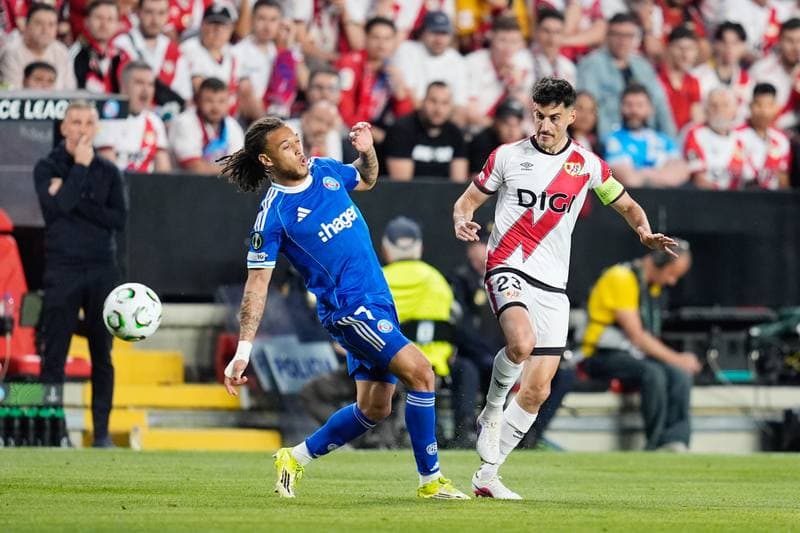 Football. UEFA Conference League. Rayo Vallecano - RC Strasbourg Alsace. 30.04.2026