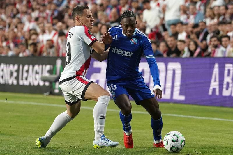 Football. UEFA Conference League. Rayo Vallecano - Strasbourg Alsace. 30.04.2026
