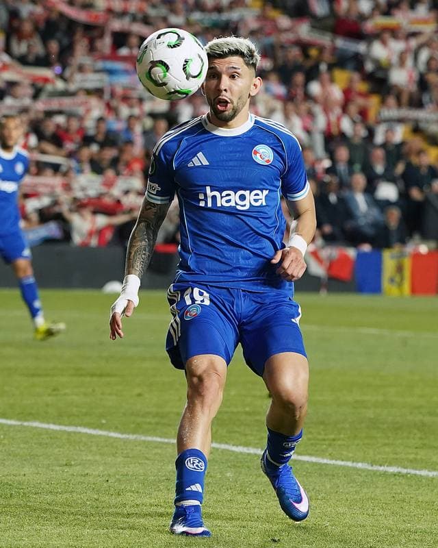 Football. UEFA Conference League. Rayo Vallecano - Strasbourg Alsace. 30.04.2026