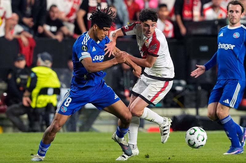 Football. UEFA Conference League. Rayo Vallecano - Strasbourg Alsace. 30.04.2026
