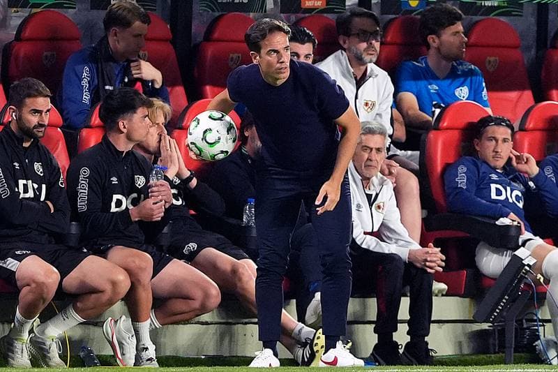 Football. UEFA Conference League. Rayo Vallecano - Strasbourg Alsace. 30.04.2026